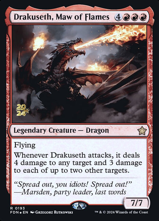 Drakuseth, Maw of Flames - Legendary (Foil)