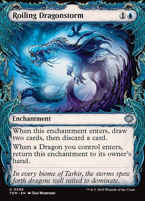Roiling Dragonstorm - Showcase - Enchantment (Foil)