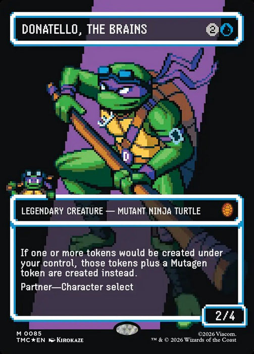 Donatello, the Brains - Borderless - Full Art - Legendary (Foil)