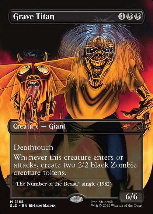 Grave Titan - Borderless - Full Art - Inverted (Foil)