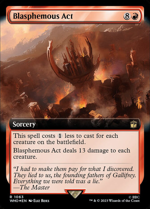 Blasphemous Act - Extended Art - Surge Foil (Foil)
