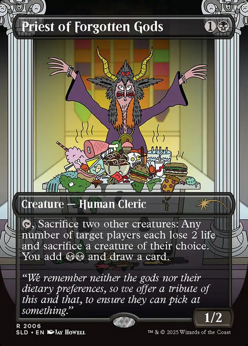 Priest of Forgotten Gods - Borderless - Full Art - Inverted (Foil)