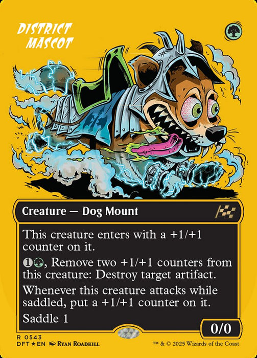 District Mascot - Borderless - Inverted (Foil)