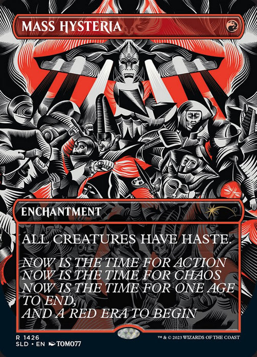 Mass Hysteria - Borderless - Full Art - Inverted (Foil)
