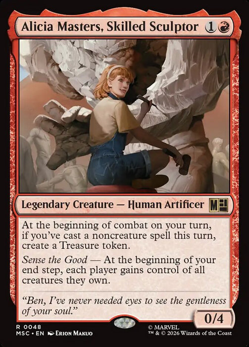 Alicia Masters, Skilled Sculptor - Legendary - Surge Foil (Foil)