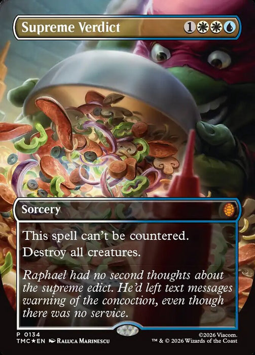 Supreme Verdict - Borderless - Full Art - Inverted (Foil)