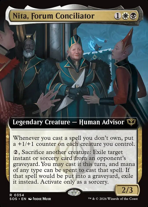 Nita, Forum Conciliator - Extended Art - Legendary (Foil)
