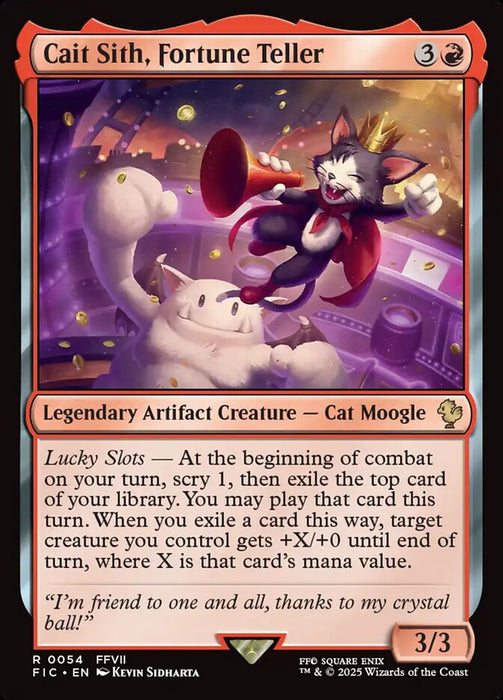 Cait Sith, Fortune Teller - Legendary - Surge Foil