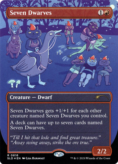 Seven Dwarves - Borderless - Full Art (Foil)