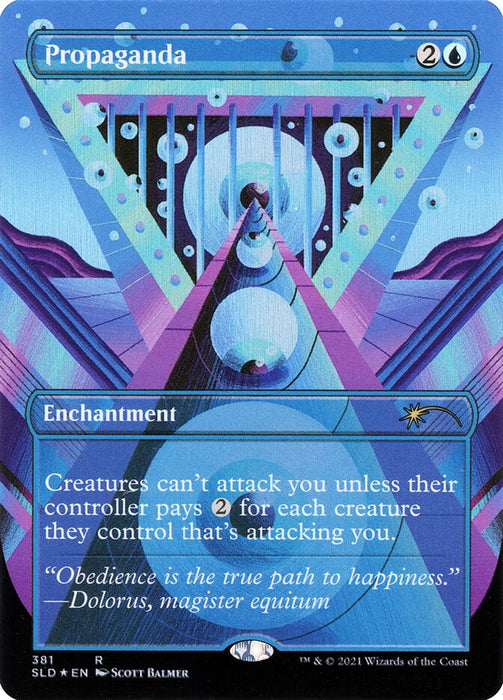 Propaganda // Propaganda - Borderless - Full Art - Inverted (Foil)