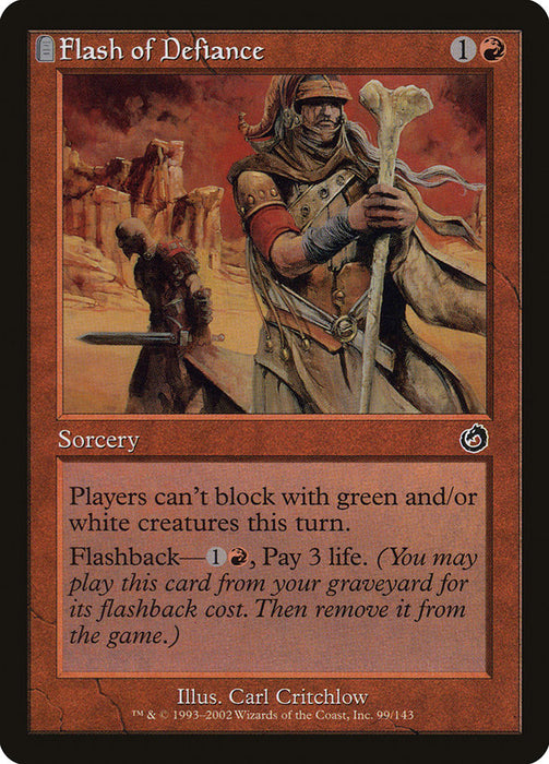 Flash of Defiance - Tombstone