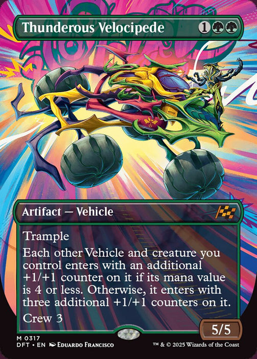 Thunderous Velocipede - Borderless - Inverted (Foil)