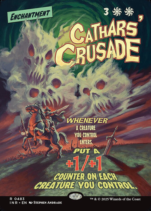 Cathars' Crusade - Borderless - Full Art - Showcase- Enchantment