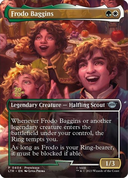 Frodo Baggins - Borderless - Full Art - Inverted - Legendary (Foil)