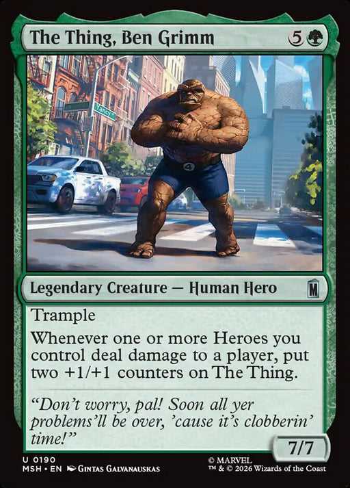 The Thing, Ben Grimm - Legendary (Foil)