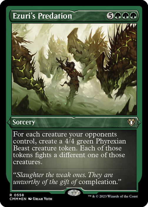 Ezuri's Predation - Etched - Inverted - Etched (Foil)