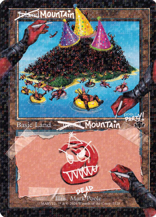 Mountain - Retro Frame (Foil)
