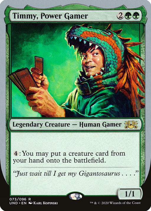 Timmy, Power Gamer - Legendary