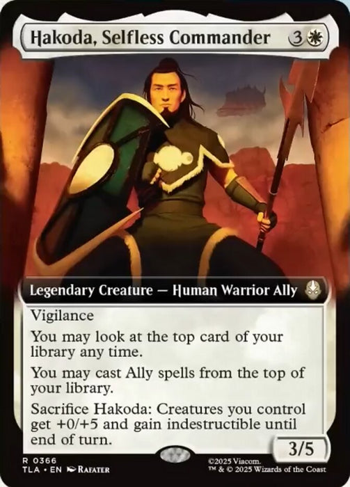 Hakoda, Selfless Commander - Extended Art - Legendary