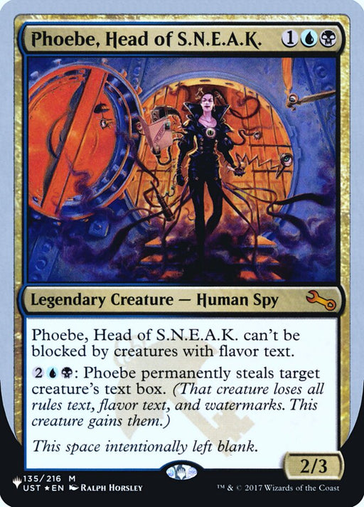 Phoebe, Head of S.N.E.A.K. - Legendary (Foil)