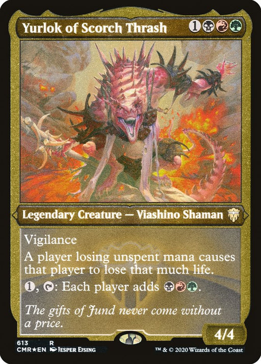 Yurlok of Scorch Thrash - Etched - Inverted - Legendary - Etched (Foil)