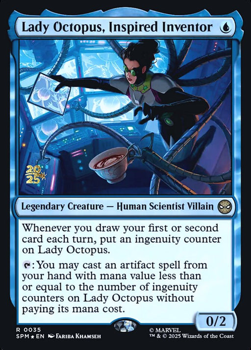 Lady Octopus, Inspired Inventor - Legendary (Foil)