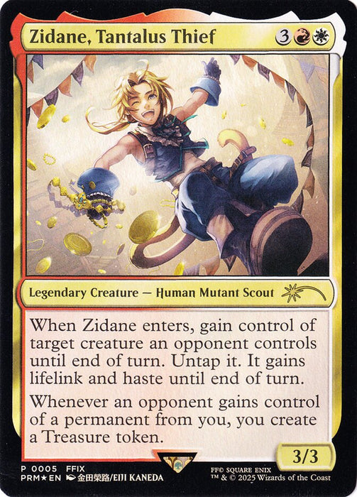 Zidane, Tantalus Thief - Legendary (Foil)
