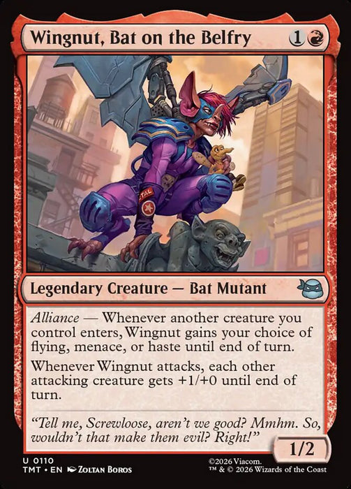 Wingnut, Bat on the Belfry - Legendary
