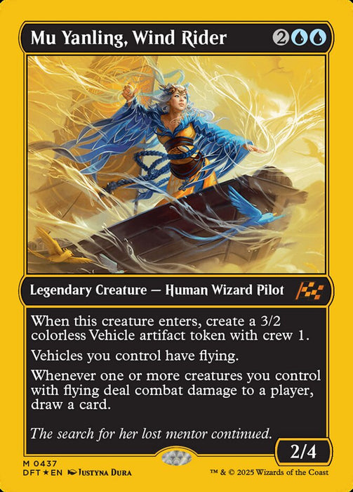 Mu Yanling, Wind Rider - Legendary - Inverted (Foil)