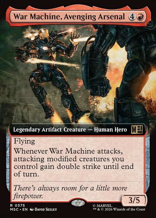 War Machine, Avenging Arsenal - Extended Art - Legendary
