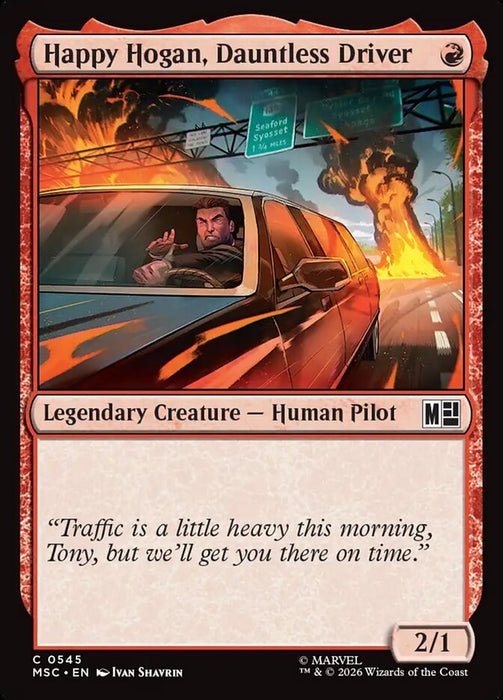 Happy Hogan, Dauntless Driver - Legendary (Foil)