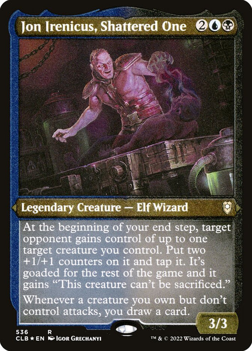 Jon Irenicus, Shattered One - Etched - Inverted - Legendary - Etched (Foil)