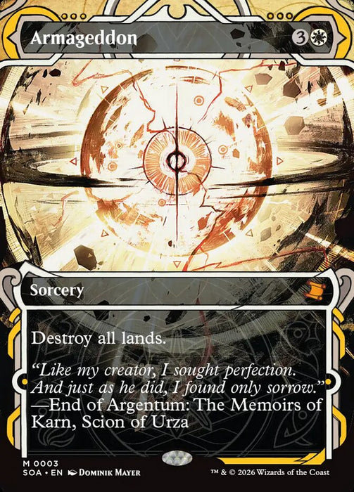 Armageddon - Borderless - Inverted - Showcase (Foil)