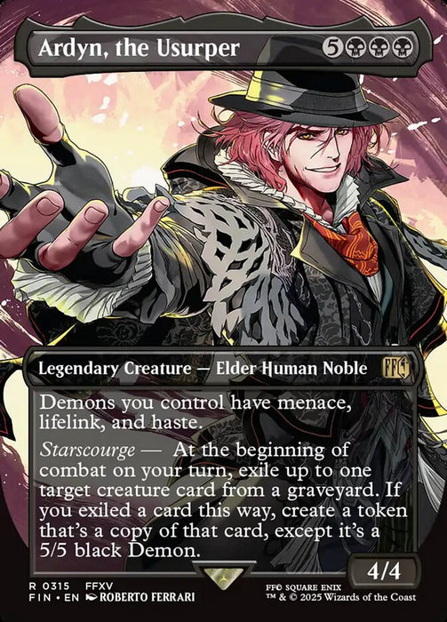 Ardyn, the Usurper - Borderless - Full Art - Legendary - Inverted (Foil)