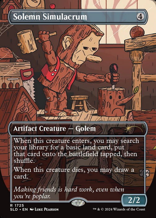 Solemn Simulacrum - Borderless - Full Art