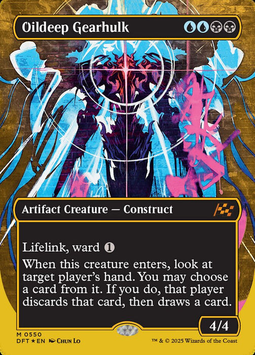 Oildeep Gearhulk - Borderless - Inverted (Foil)