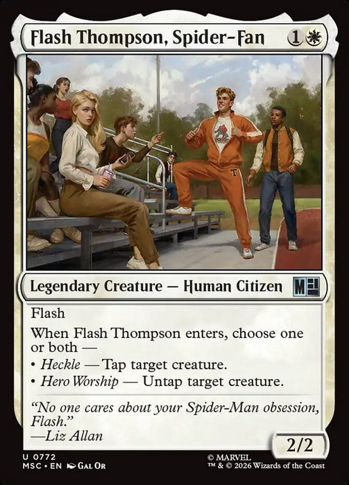Flash Thompson, Spider-Fan - Legendary (Foil)