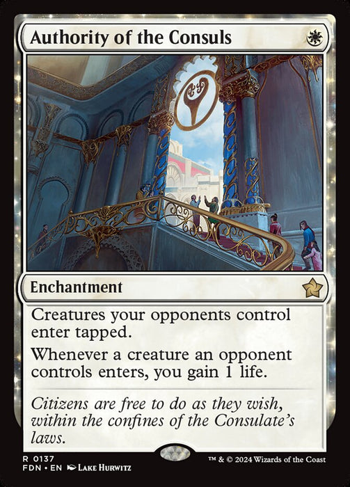 Authority of the Consuls - Enchantment (Foil)