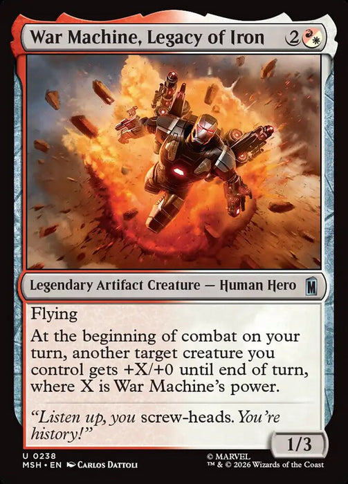 War Machine, Legacy of Iron - Legendary (Foil)