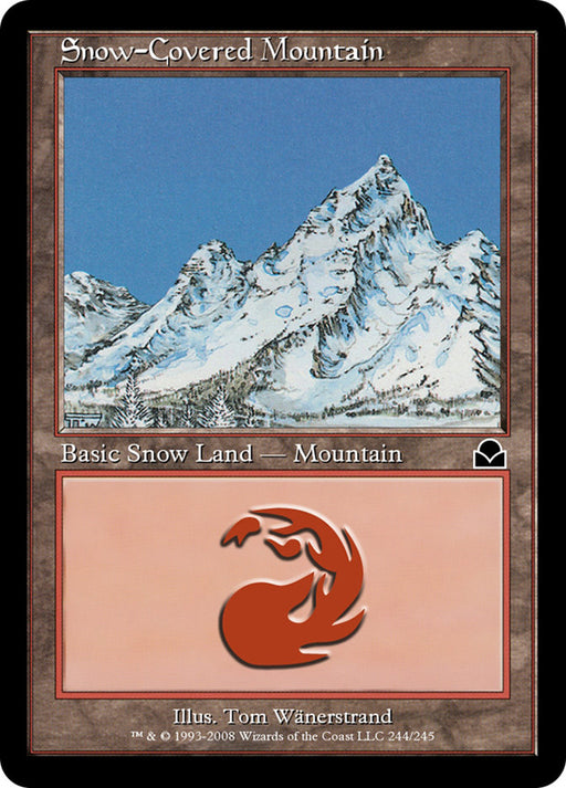Snow-Covered Mountain (Foil)