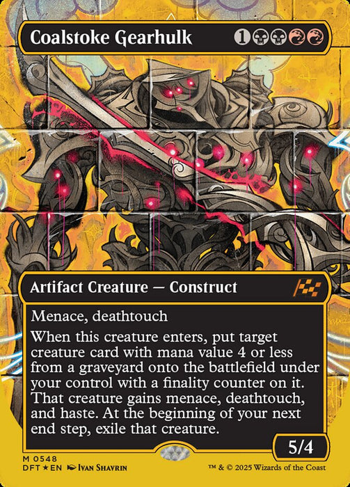 Coalstoke Gearhulk - Borderless - Inverted (Foil)