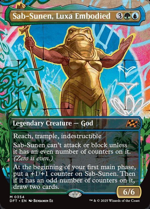 Sab-Sunen, Luxa Embodied - Borderless - Legendary - Inverted (Foil)