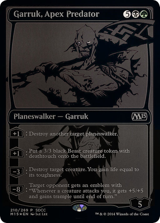 Garruk, Apex Predator - Inverted (Foil)