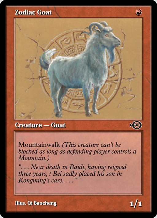 Zodiac Goat (Foil)