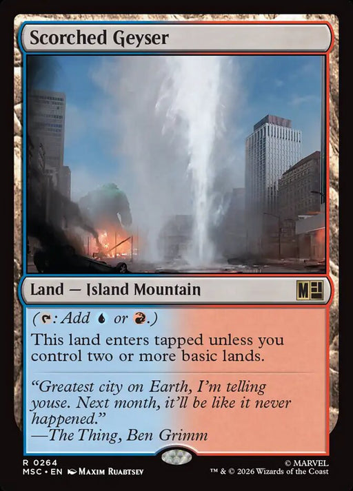 Scorched Geyser - Surge Foil (Foil)