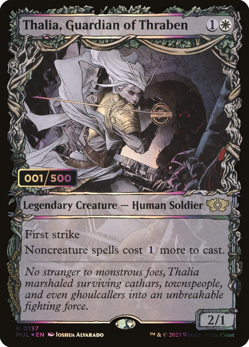 Thalia, Guardian of Thraben - Full Art - Legendary - Showcase (Foil)