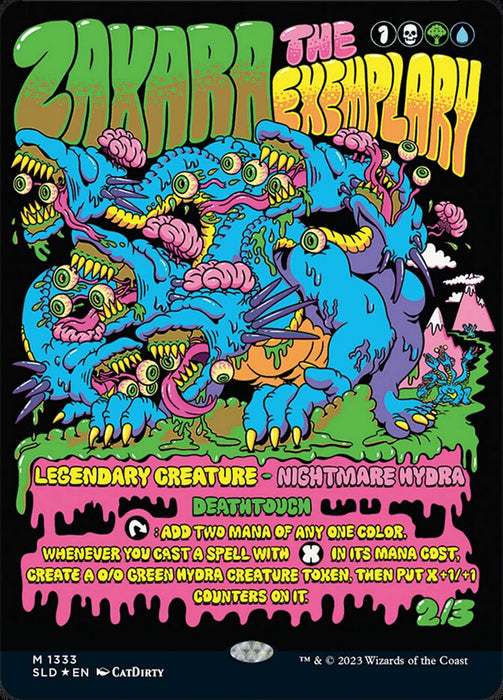 Zaxara, the Exemplary - Borderless - Full Art - Legendary (Foil)