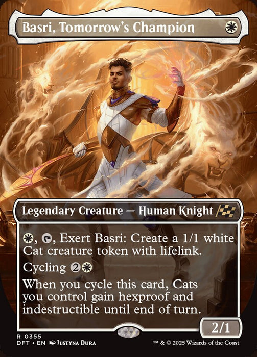 Basri, Tomorrow's Champion - Borderless - Legendary - Inverted