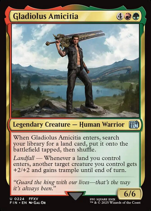 Gladiolus Amicitia - Legendary (Foil)