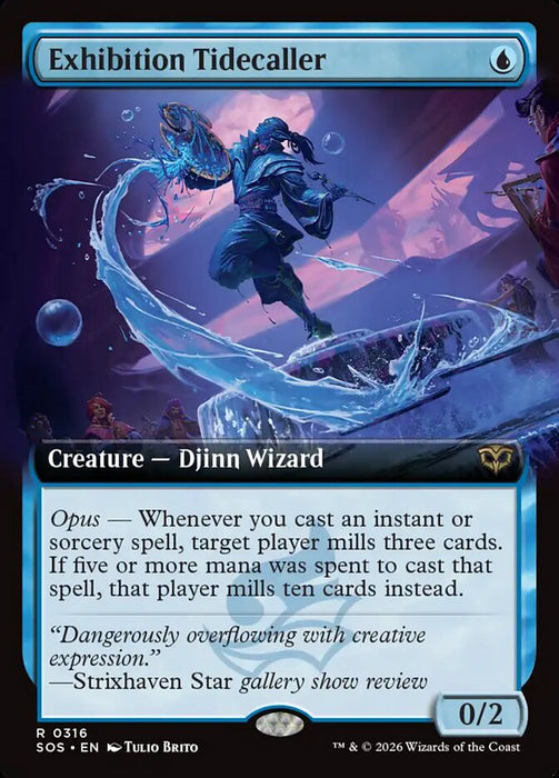 Exhibition Tidecaller - Extended Art (Foil)